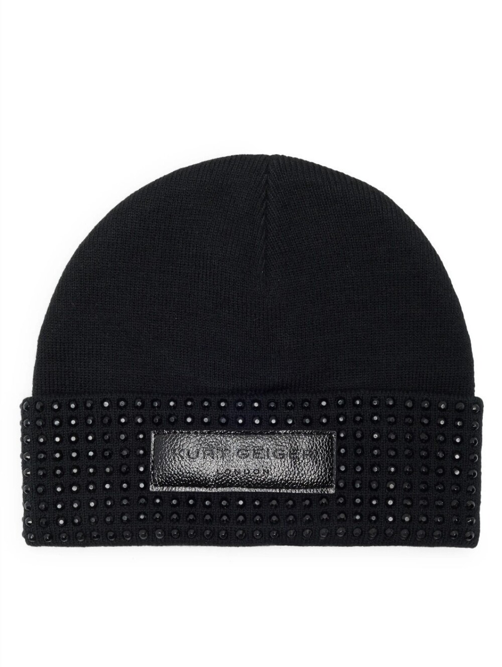 Kurt Geiger London crystal cuff beanie
